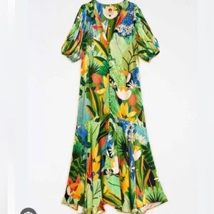 Farm rio vintage toucans dress like new